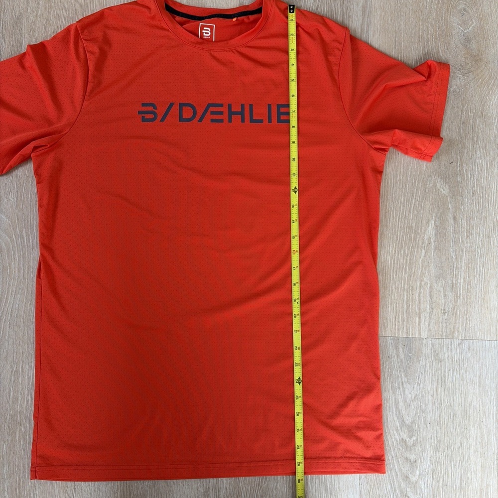 Bjorn‎ Daehlie Mens T-Shirt Focus Sport Orange Running Cross Country Size XL - Picture 8 of 9